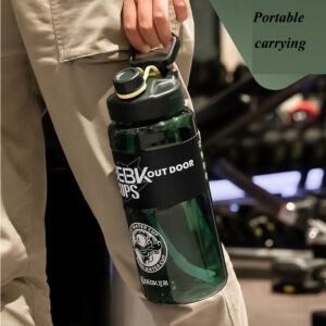 1700/2300/3000ml 1.7/2.3/3.2L Water Bottles Outdoor Exercising Water Cups Oversized Sports Fitness Kettles with Scale and Straw