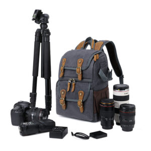 Camera bag Canvas Batik Waterproof Photography Outdoor Wear-resistant Large Photo Camera for Fujifilm Nikon Canon Sony Backpack