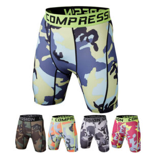 Men's compression tight sports and fitness training pants wet wick speed Dry running camouflage pants Leggings