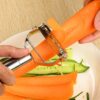 Stainless Steel Peeler Fruit Vegetable Melon Carrot Potato Cucumber Multifunction Grater Julienne Peeler Slice Home Kitchen Tool